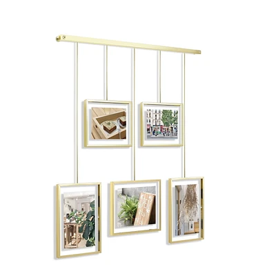 Exhibit Photo Display Matte Brass