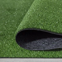 Ottomanson Evergreen Grass Collection Artificial Turf Area Rug