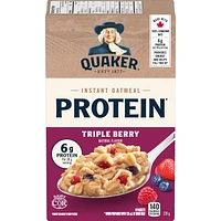 Quaker High Protein Triple Berry Instant Oatmeal, 228g