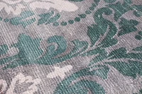 ECARPETGALLERY 5'0" x 8'0"  Transitional Galleria Hand Loomed Area Rug for Living Room, Dining Room and Bedroom in Grey