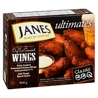 Janes ultimates Dry Rub Seasoned Chicken Wings Classic BBQ