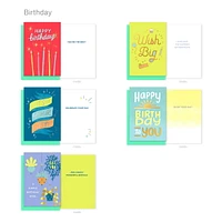 American Greetings 25-Count Birthday Card Assortment with Envelopes, Seals, and Storage Box (Celebrate)
