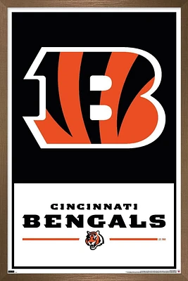 NFL Cincinnati Bengals - Logo 21 Wall Poster with Magnetic Frame