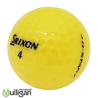 Mulligan - 12 Srixon Q-Star - 5A Recycled Used Golf Balls, Yellow