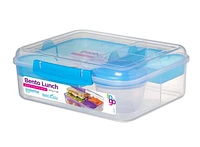 Bento et contenant pour aliments de la collection Sistema To Go, 6,9 tasses, clair, couleurs assorties 1,65 l, Les couleurs varier.
