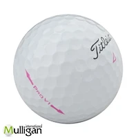 Mulligan - 96 balles de golf récupérées Titleist Pro V1 Lady 5A , Blanc