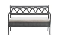 Harland Storage Bench, Grey