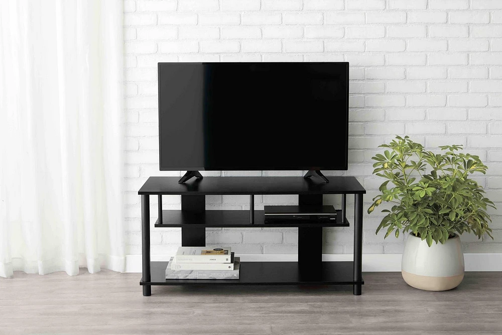 Mainstays Meuble de Télévision, Vrai Chêne Noir
