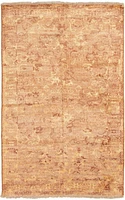 ECARPETGALLERY 5'0" x 7'10"  Transitional Jules Oushak Hand-knotted Area Rug for Living Room, Dining Room and Bedroom in Brown