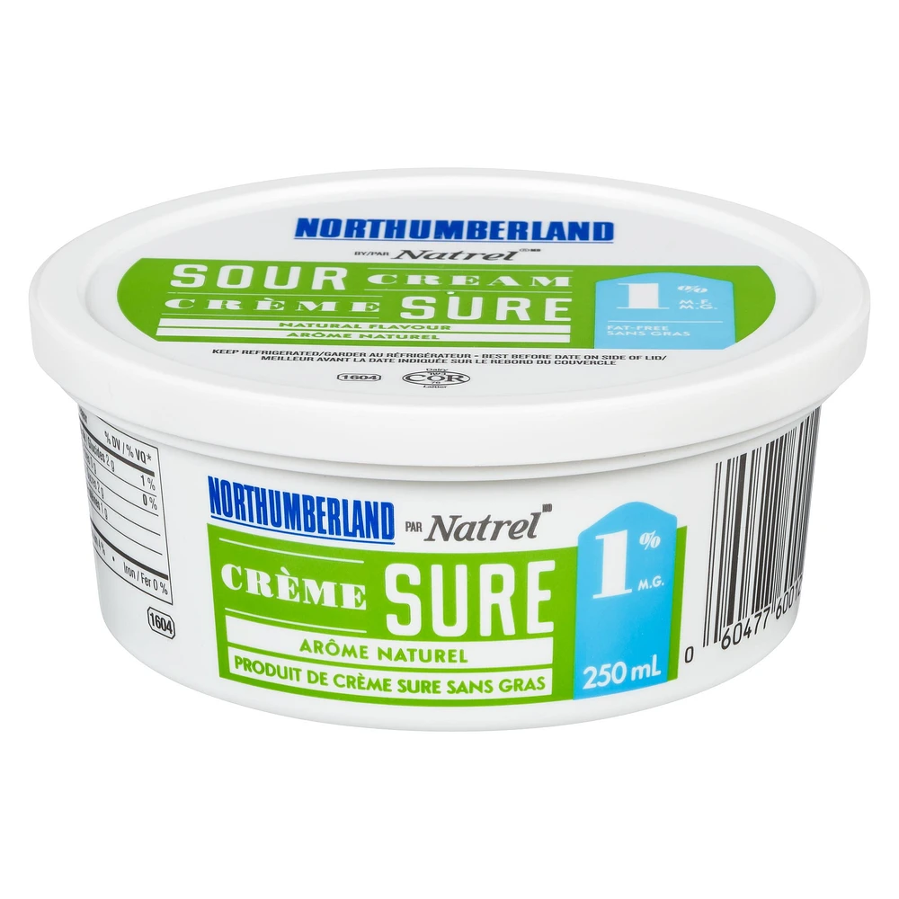 Northumberland 1% Fat Free Sour Cream, 250 mL