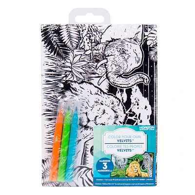 VELV-IT’s™ Colorie tes propres animaux de zoo