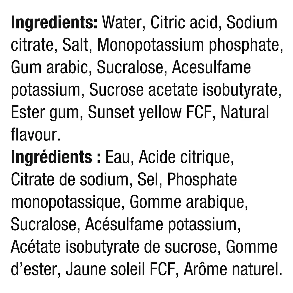 Gatorade Zéro Orange Boisson Électrolytique 6 x 591 mL, Bouteilles 6x591mL