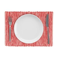 Set de 4 sets de table en coton Fabstyles Shadows lavables en machine, parfaits pour la cuisine, la salle à manger, le café, la terrasse et les tables d'extérieur