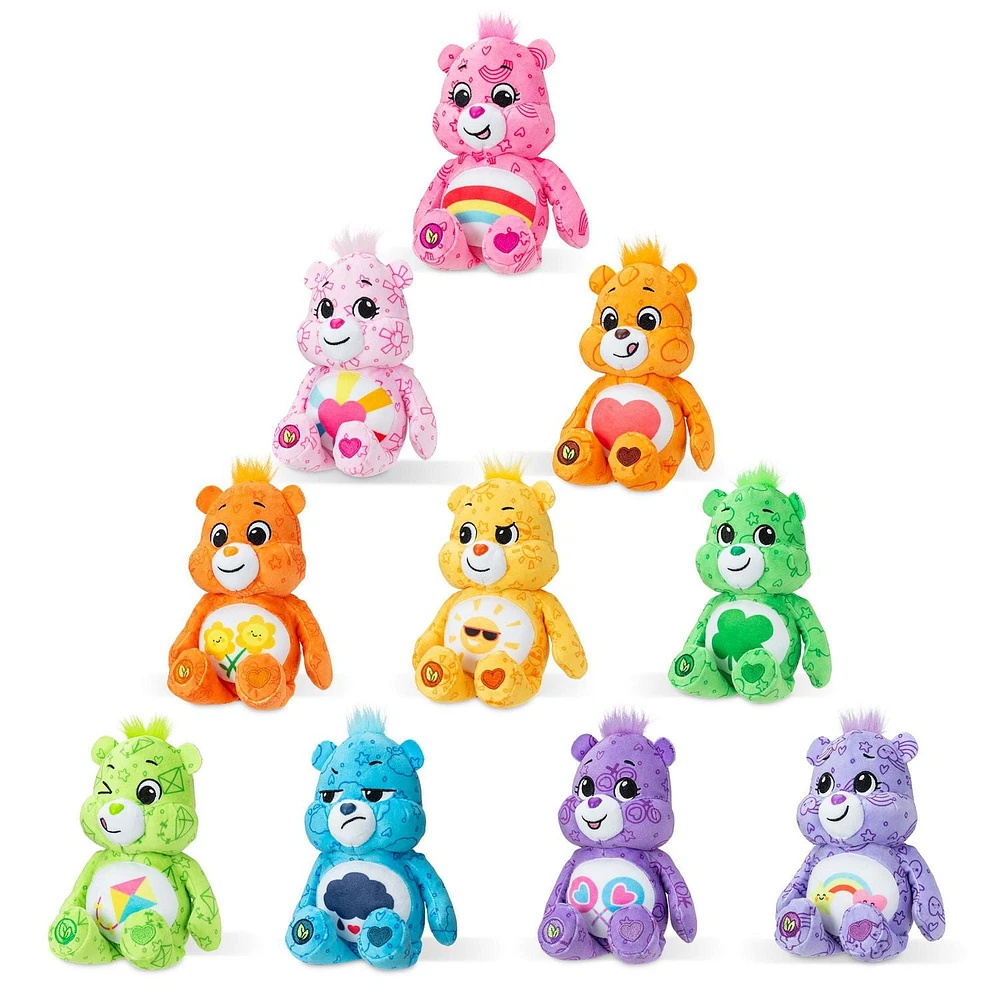 Care Bears Plush 10-Pack Value Set (Eco-Friendly)