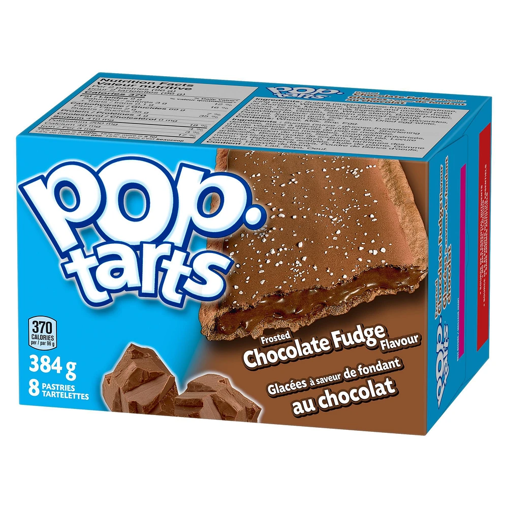 Tartelettes pour grille-pain Kellogg's pop-tarts Glacées et chocolatées, 384 g (8 tartelettes) Tartelettes de grille-pain