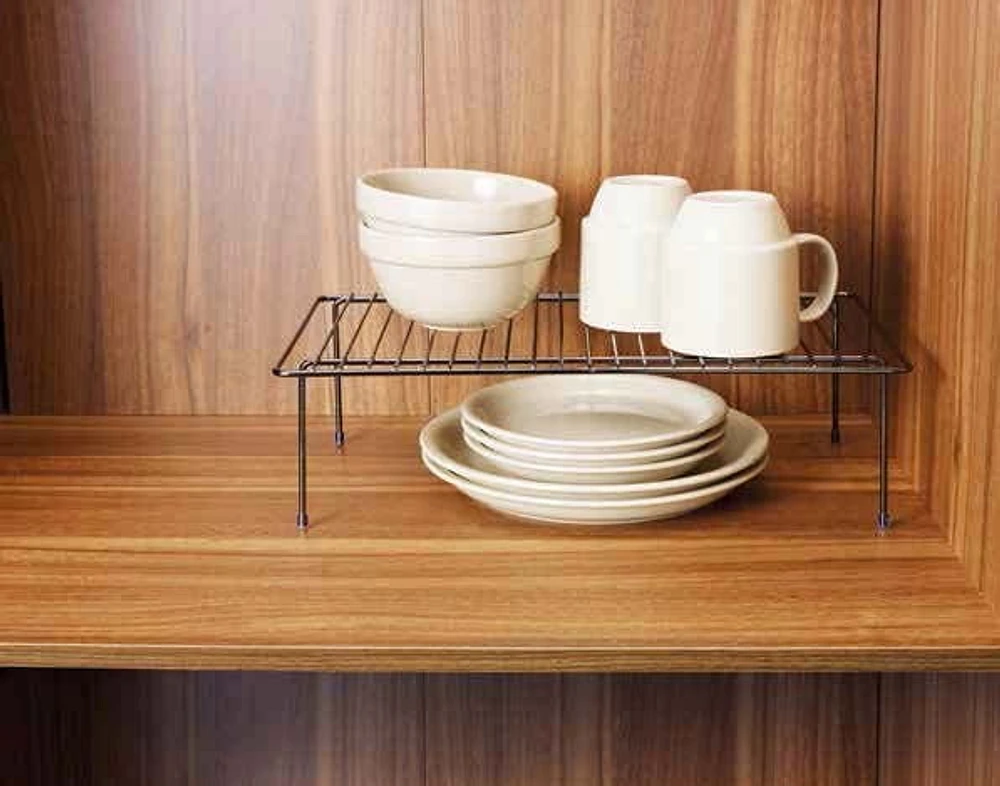 Mainstays Large Kitchen Shelf, Black Chrome, Large Kitchen Shelf