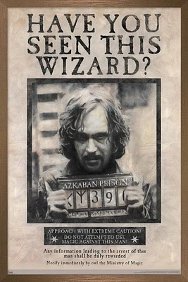 The Wizarding World: Harry Potter - Sirius Black Wanted Poster Wall Poster, 22.375" x 34"