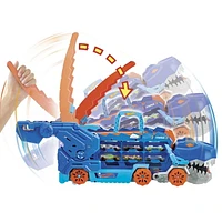Ensemble Transporteur T-Rex Suprême Ville Hot Wheels et coffret de 5 véhicules (variés), 2 jouets