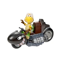 Super Mario Bros Le Film – Figurine 2,5" avec Voiture de course à tirer vers l'arrière - Koopa Troopa