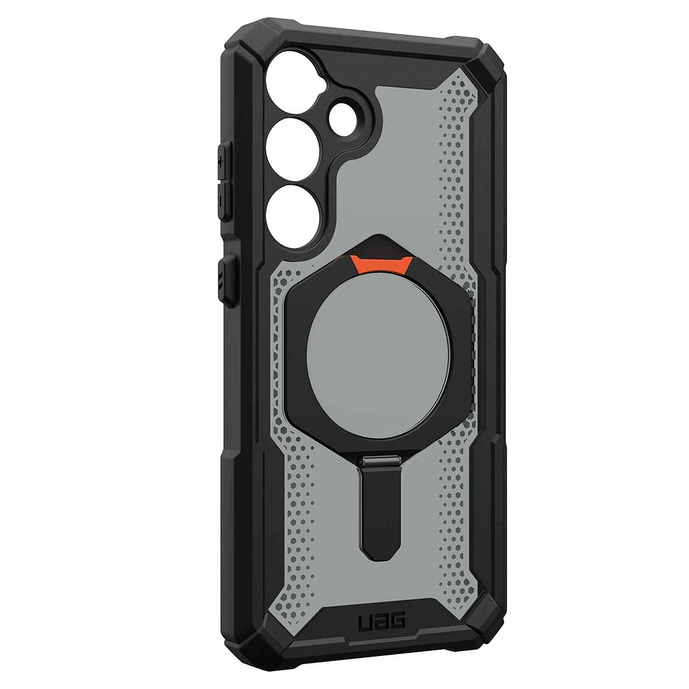UAG Plasma XTE Rugged Kickstand Case Black/Orange for Samsung Galaxy S25+
