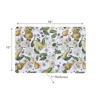 Printed Cork Backed Placemat Pear - Set of 12
