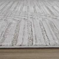 Rug Branch Astra Tapis d'intérieur moderne, gris, géométrique - Salon, Chambre