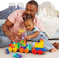 Le Train de l'Alphabet Mega Bloks - 50 Pieces Comprend 50 pièces, 1+ ans