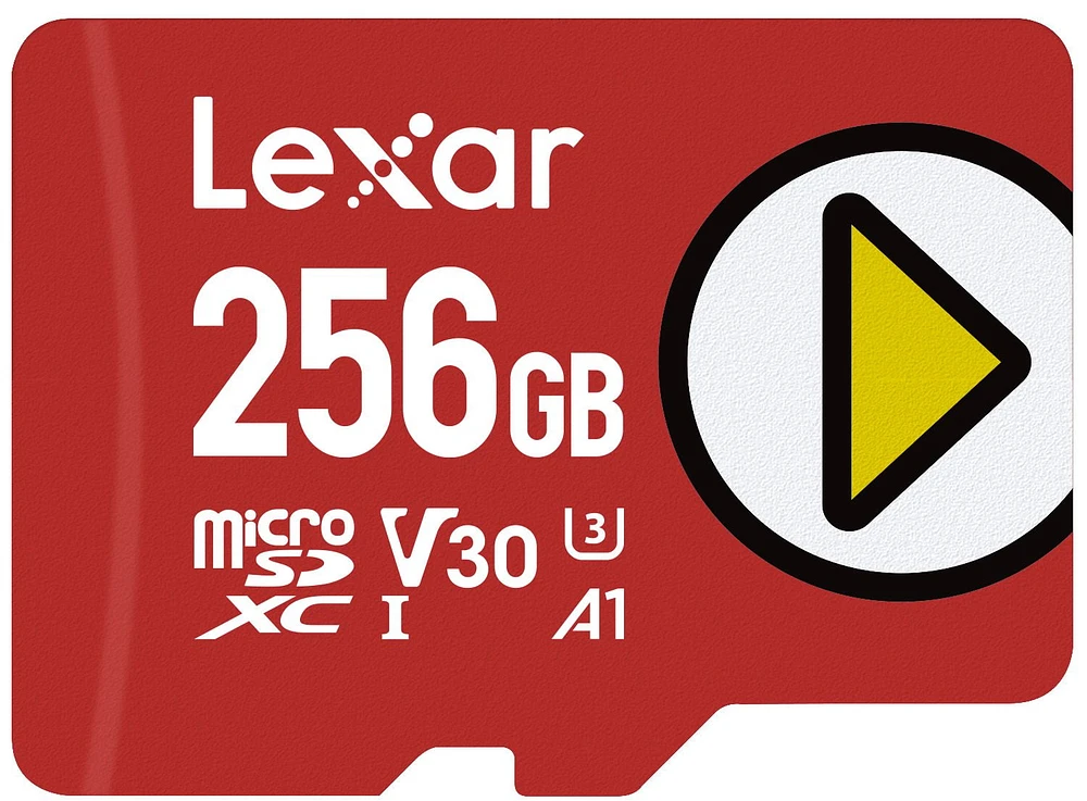 Lexar Play 256 Go MicroSDXC Carte mémoire numérique, Micro SDXC Mémoire numérique 256GO MicroSDXC