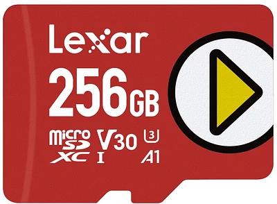 Lexar Play 256 Go MicroSDXC Carte mémoire numérique, Micro SDXC Mémoire numérique 256GO MicroSDXC