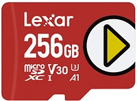 Lexar Play 256 Go MicroSDXC Carte mémoire numérique, Micro SDXC Mémoire numérique 256GO MicroSDXC