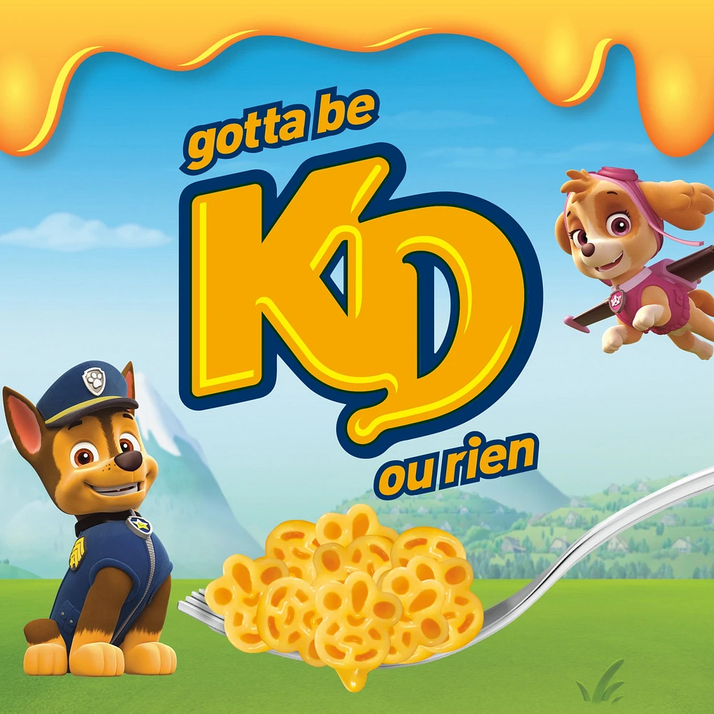 KD Kraft Dinner Paw Patrol Macaroni and Cheese Shapes, 156g Box, 156g