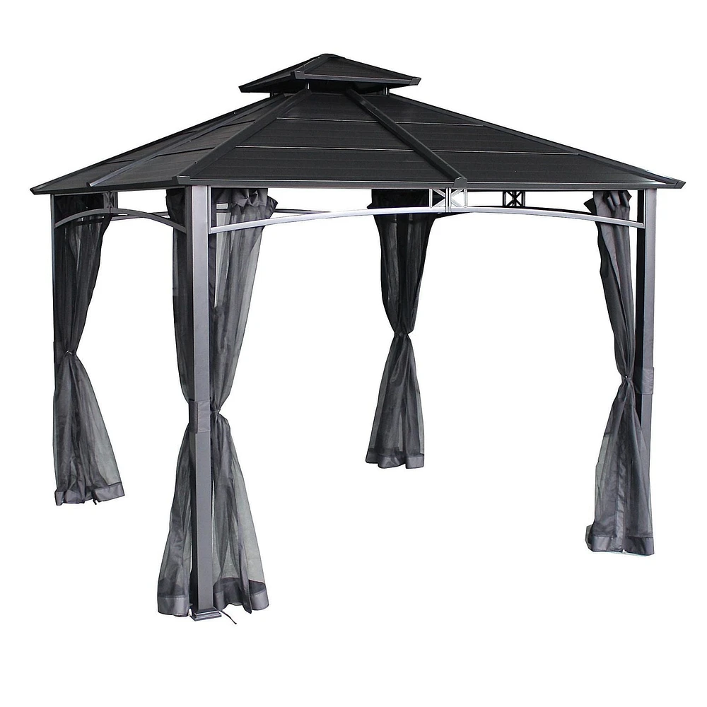 HOMETRENDS 10 ft. x 10 ft. Hardtop Gazebo
