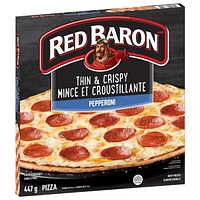 Pizza multiservices au pepperoni à croûte mince Red Baron RED BARON Pizza multiservices au pepperoni à croûte mince surgelée