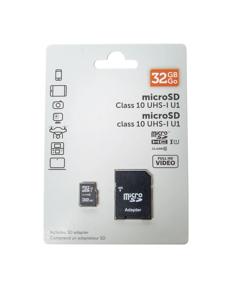 MSD CL10 UHS-I U1 32GB + Adaptateur