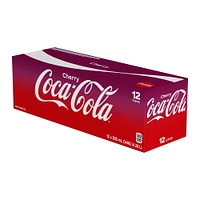 Coca-Cola Cherry Fridge Pack Cans, 355mL, 12 Pack, 355 mL