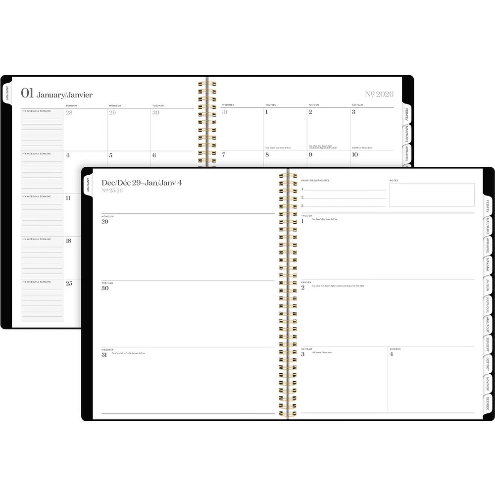 Agenda Grand CAMB WrkStyl Clsc Noir,26 Agenda
