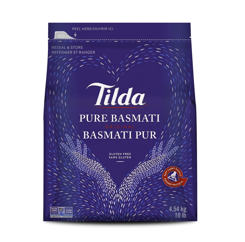 Tilda Pure Basmati Rice, 4.54 kg (10 lb)