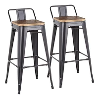 Oregon Industrial Barstool by LumiSource