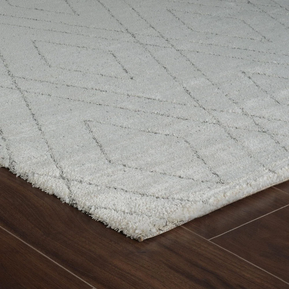 Rug Branch Casa Abstract Indoor Area Rug, Beige Grey, Boho - Entryway, Hallway, Bathroom