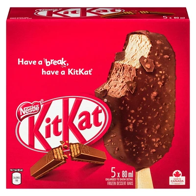 NESTLÉ® KITKAT® Frozen Dessert Bars 5 x 80 ml