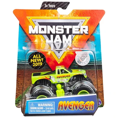 Monster Jam, Official Avenger Monster Truck, Die-Cast Vehicle, Legacy Trucks Series, 1:64 Scale