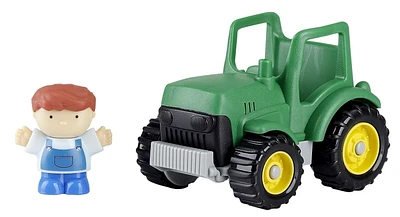 Mini tracteur agricole avec conducteur Kid Connection