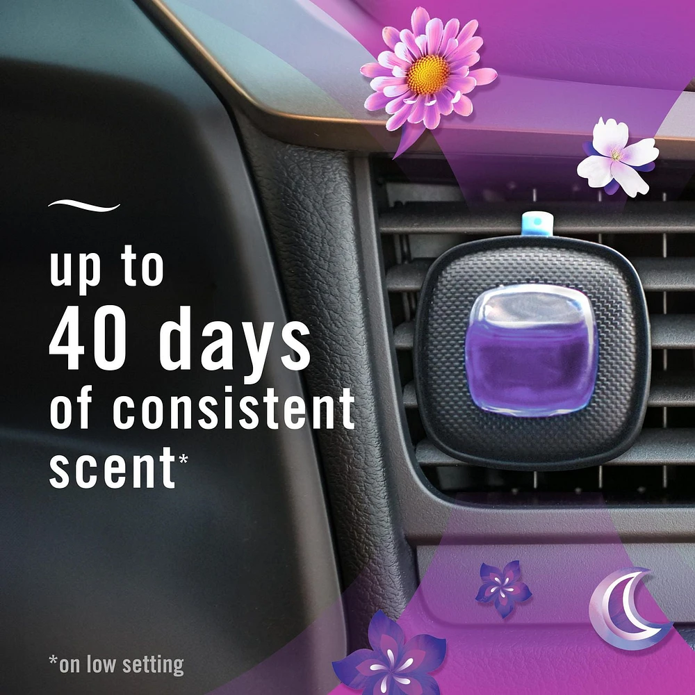Febreze Car Air Freshener, Odor-Fighting Automotive Vent Clip, Gain Moonlight Breeze Scent, 4ML