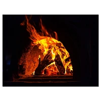 Design Art Poêle À Bois De Feu Et De Blaze Art Sur Toile