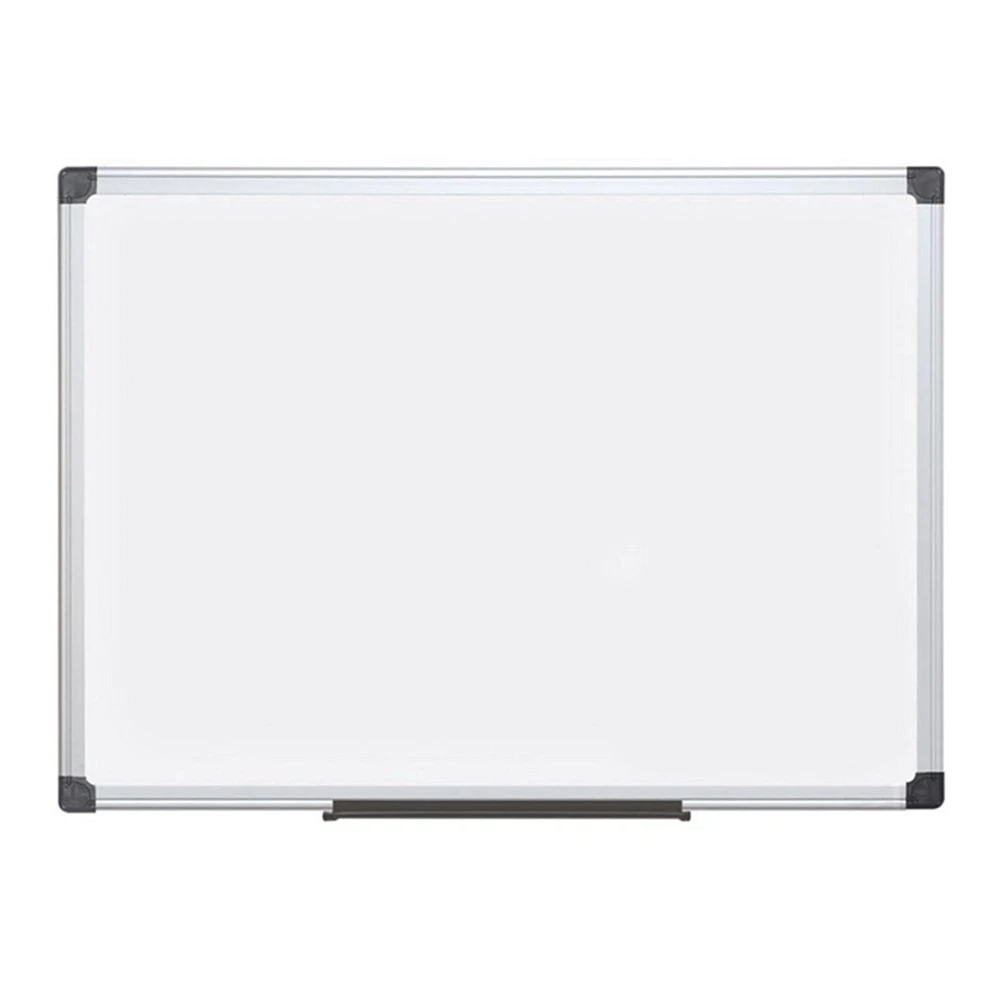 Tableau effaçable à sec en acier magnétique MasterVision Maya, 48 po x 72 po, cadre en aluminium