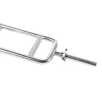 CAP Barbell Barre triceps standard chromée avec extrémités filetées