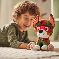 PAW Patrol Jungle Pups, Peluche Zuma de 20,3 cm, animal en peluche pour les garçons et les filles à partir de 3 ans
