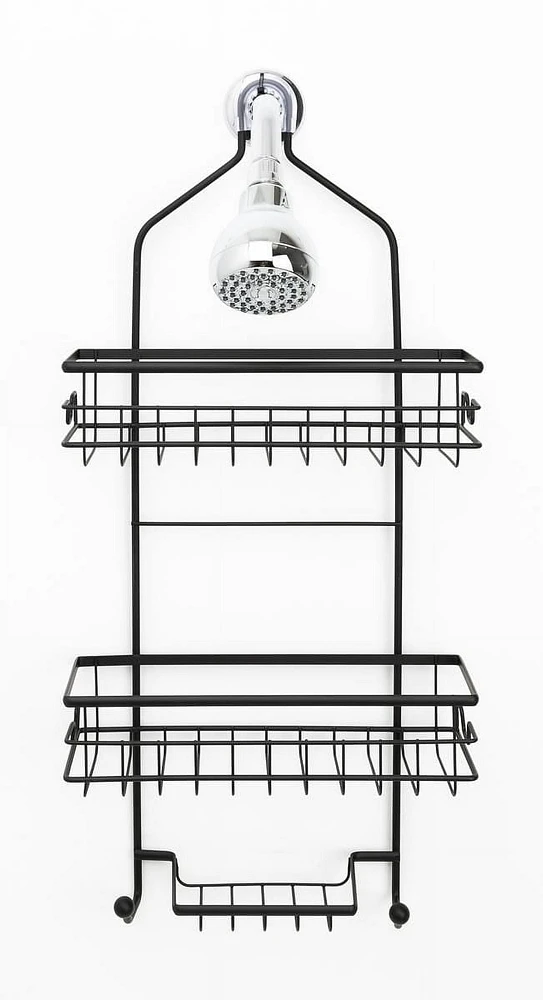 era Elliot Shower Caddy Black, 11.22x24 in
