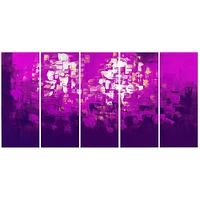 Décoration murale sur toile Design Art Toile Abstrait rouge