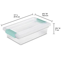 Petite boîte transparent à clip de Sterilite 1 pièce